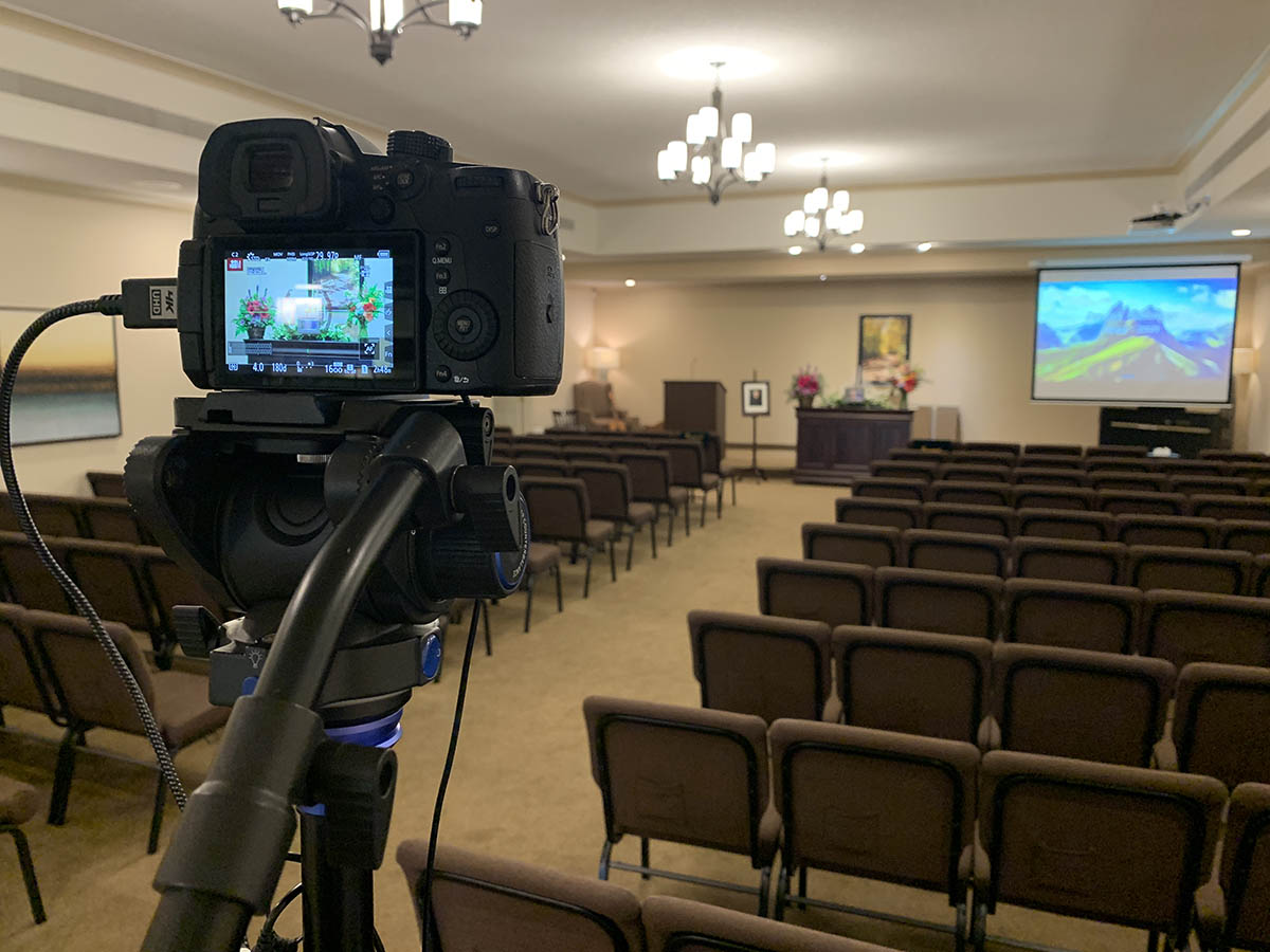 Funeral livestreaming service in Sherwood Park